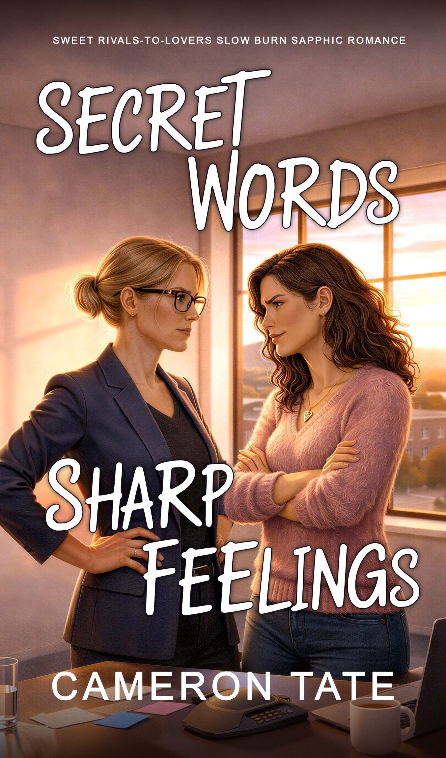 Secret Words, Sharp Feelings by Cameron Tate - cover for the book and ebook Secret Words, Sharp Feelings by Cameron Tate - cover for the book and ebook